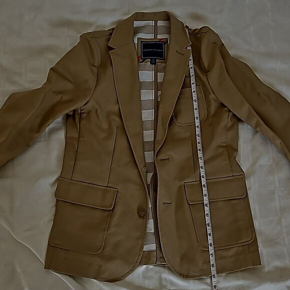Tommy Hilfiger Men's Cotton Blazer Small Brown - Picture 13 of 16